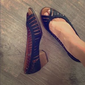 Lucky brand block heel sandal